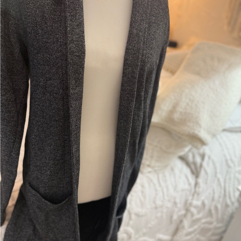 Guess Charcoal Open-Front Cardigan - Picture 9 of 9